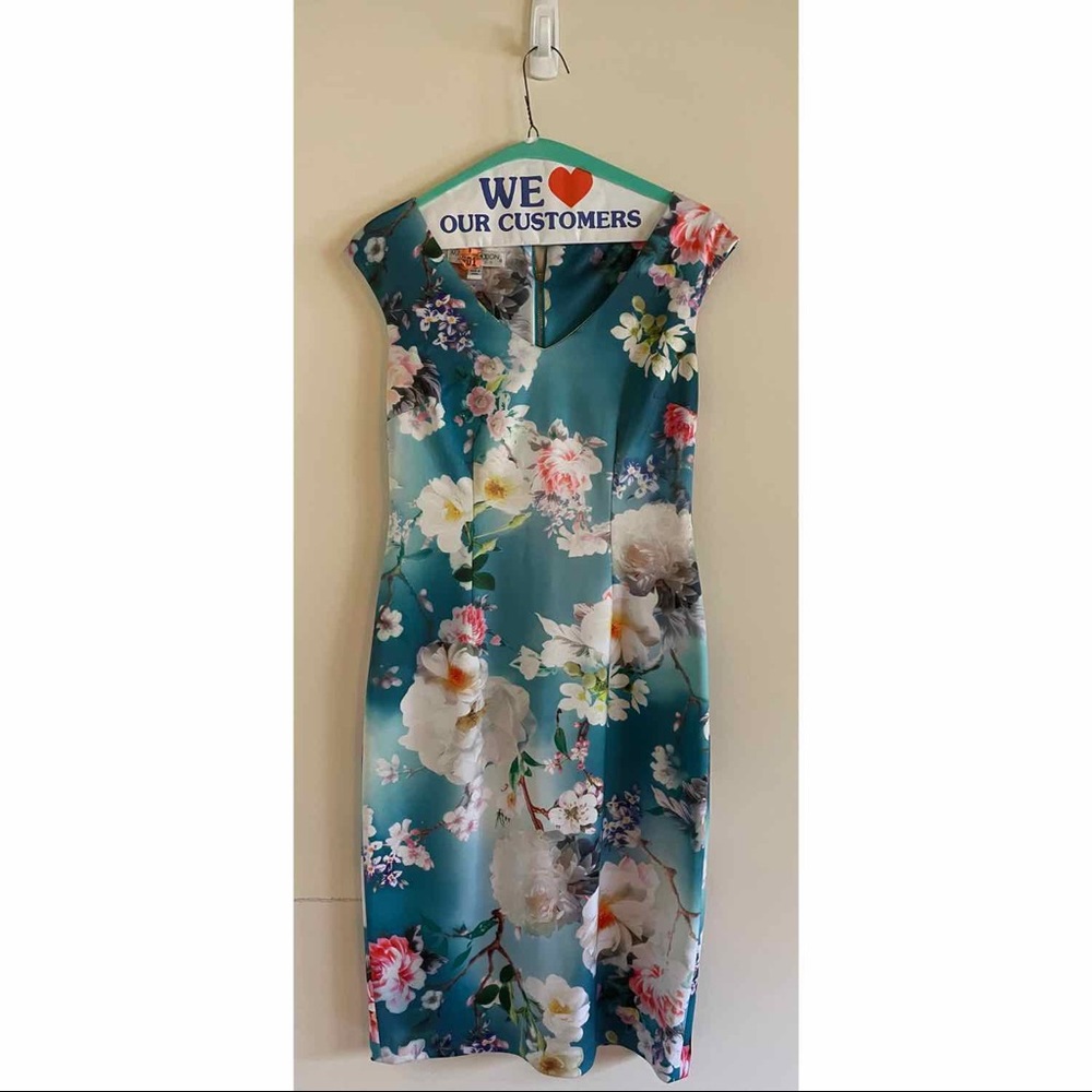 Maggy London Floral Sheath Dress